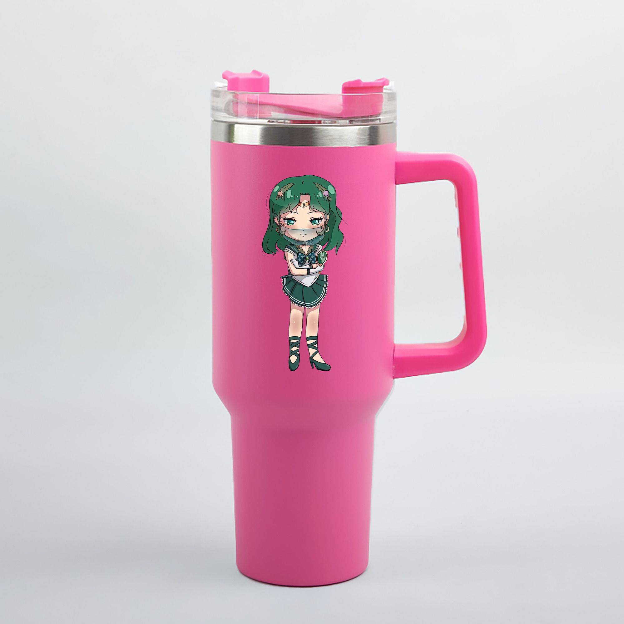 （画像用） 美少女戦士セーラームーン 海王 みちる（かいおう みちる） Sailor Moon Kaiou Michiru 1200mL車用タンブラー（カラープリント）